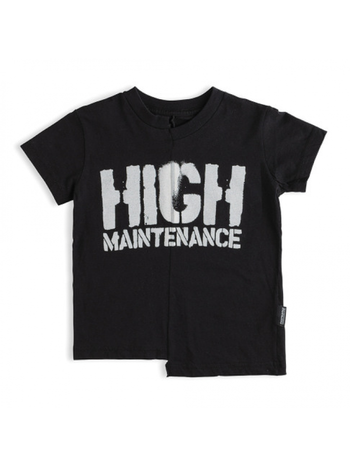 UNBALANCED T-SHIRT BLACK