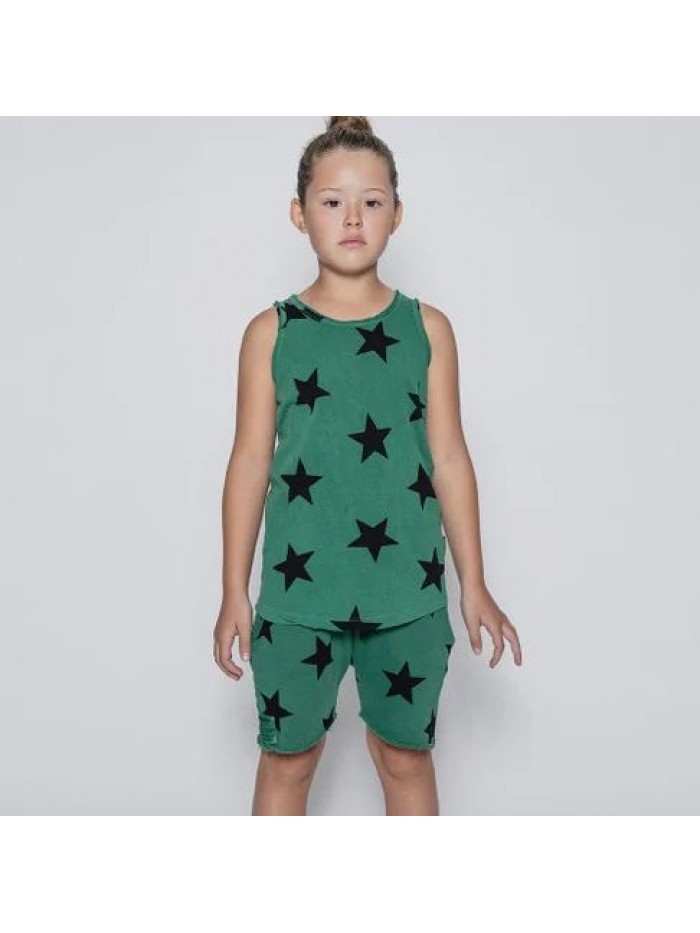 STAR TANK TOP MOSS GREEN